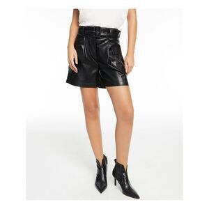 CULPOS X INC Womens Faux Leather Shorts
